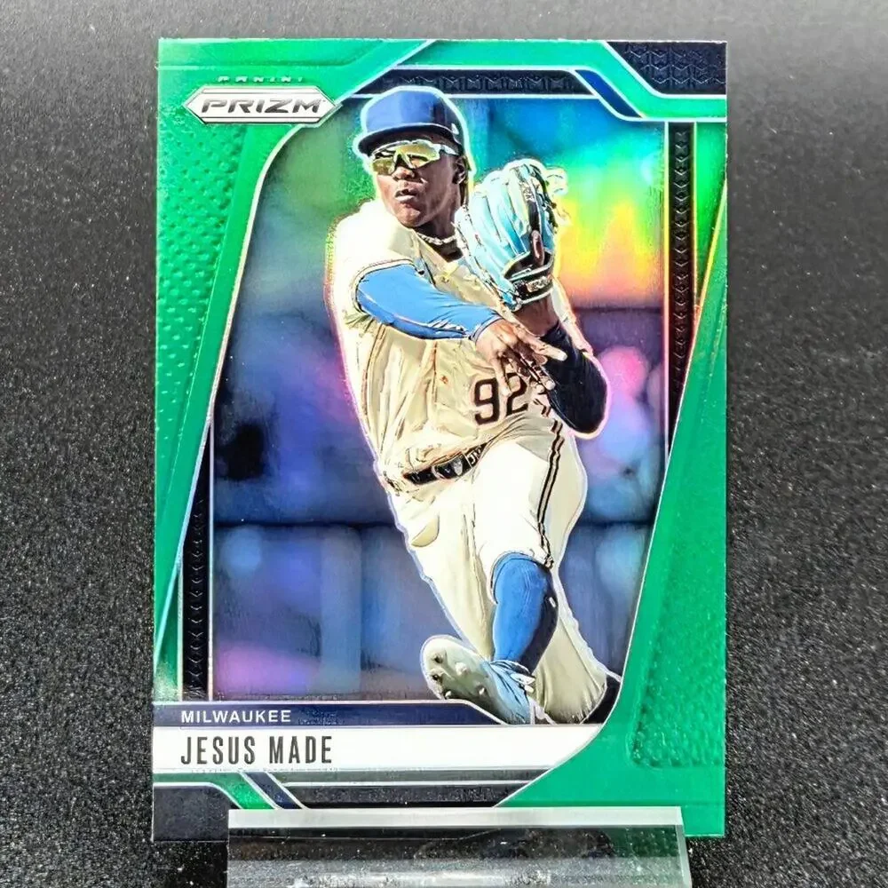 2025 Jesus Made Velocity Prizm RC's Milwaukee Brewers Top Prospect - Picture 4 of 5